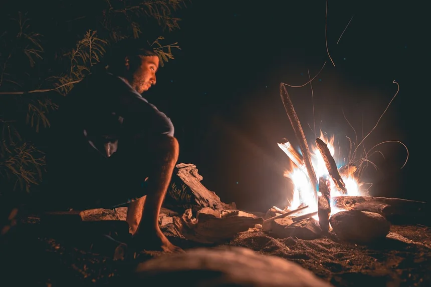 Camping.