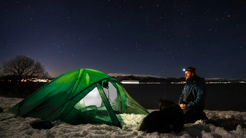 Camping.