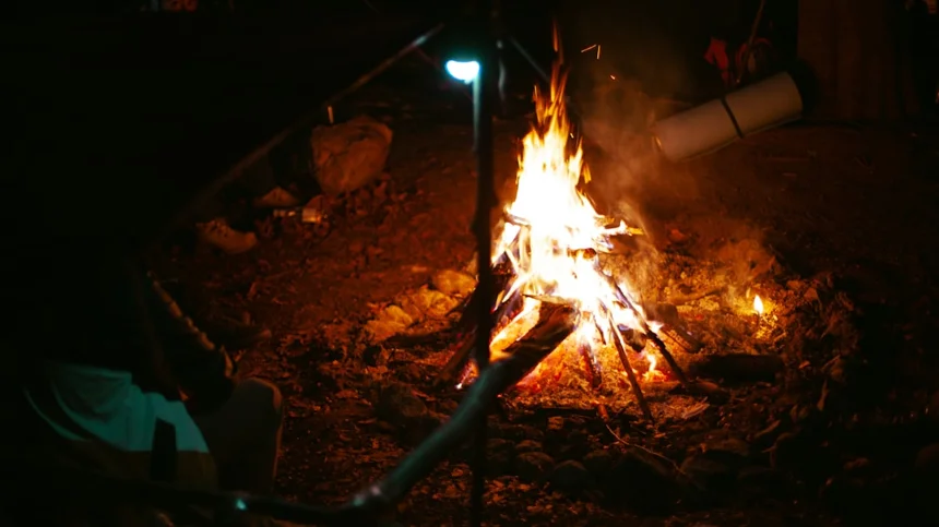 Camping.