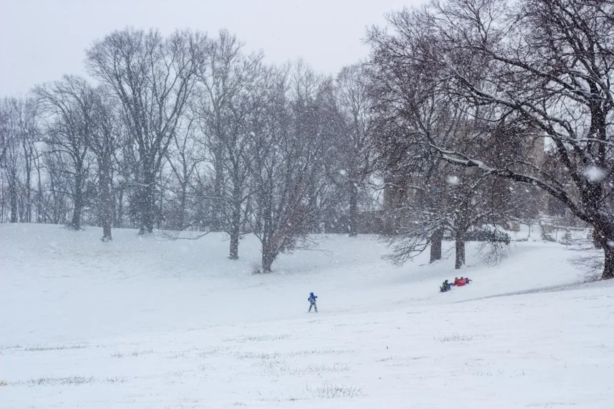 Ice Sledding