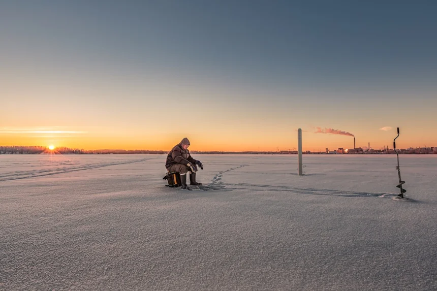 Ice fishing