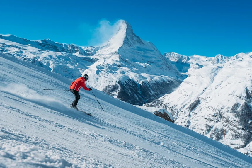 Skiing