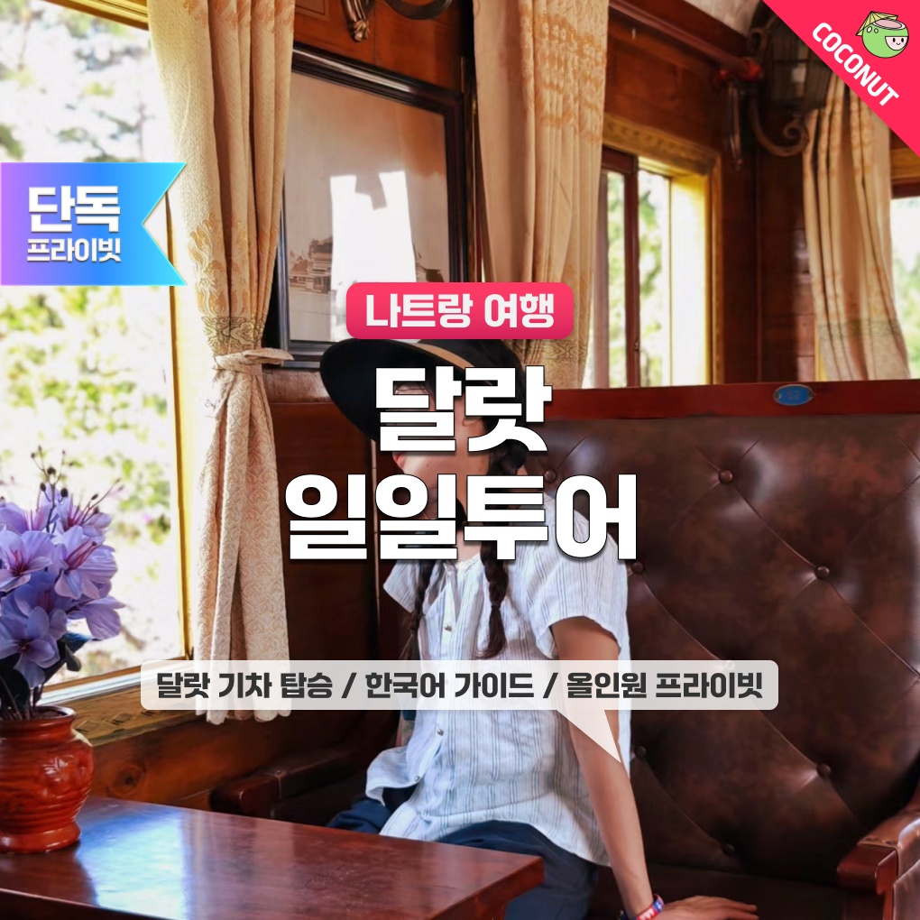 [나트랑 출발] 달랏 프라이빗 일일투어 단독 한국어가이드 호텔픽업 시그니처 근교투어의 감동적인 경험