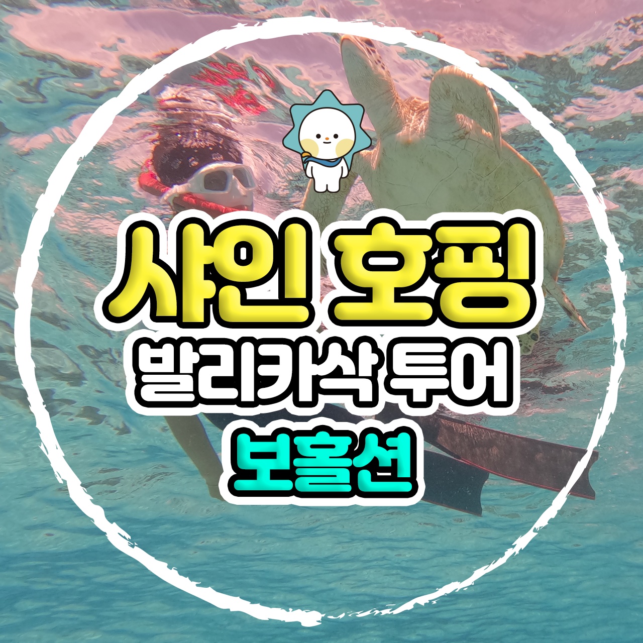 “보홀 호핑투어 자유 여행 보홀션 샤인호핑, 거북이 와칭에 진심인 여행 필수템”