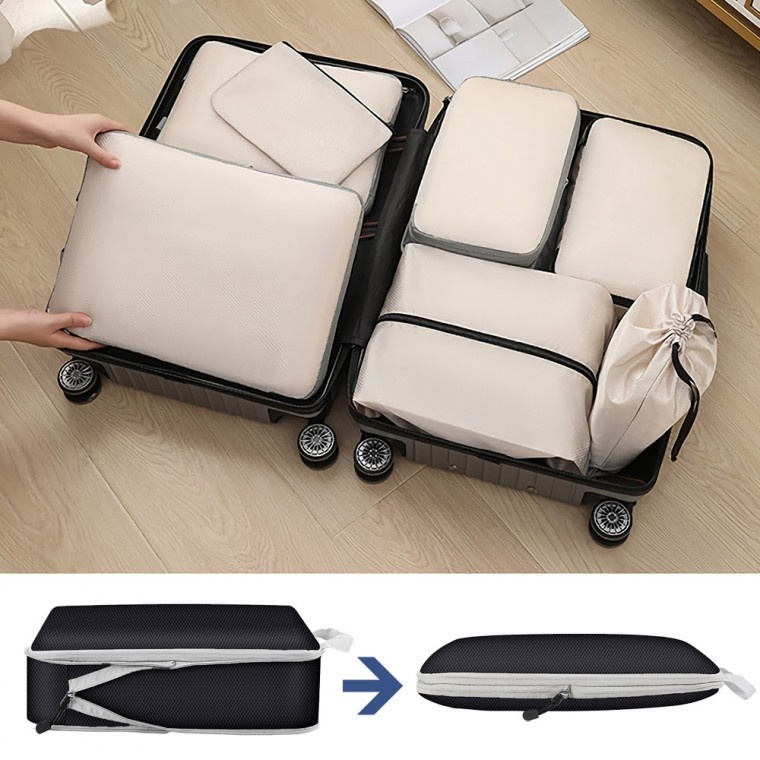 압축파우치 7종세트, 여름 휴가 필수템 인정