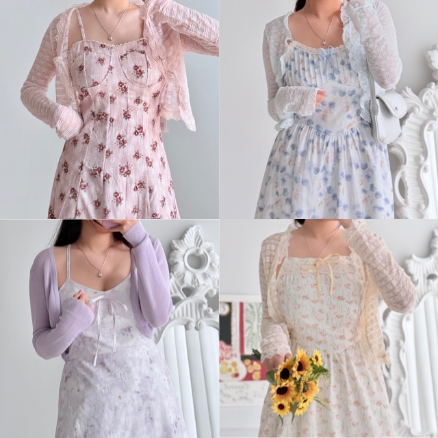 여름 휴양지 필수템 무티가의 슬리브리스 원피스 가디건 세트 솔직 후기