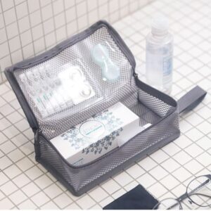 여행 필수템 코팅 메쉬 생활 방수 세면 도구 파우치 완벽 리뷰