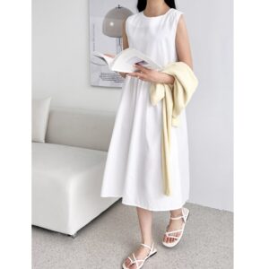 여행 필수템 흰색나시원피스 화이트 리뷰