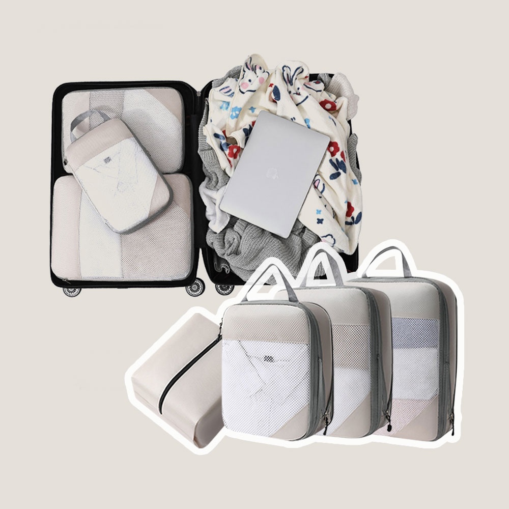 여행용 압축파우치 세트 미니 캐리어 여행가방 짐싸기 정리백 꿀템 해외 준비물 추천