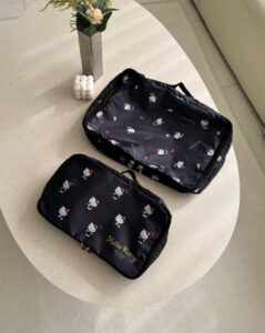 필수 아이템 헬로키티 압축 여행용 3종 파우치 세트 솔직 후기